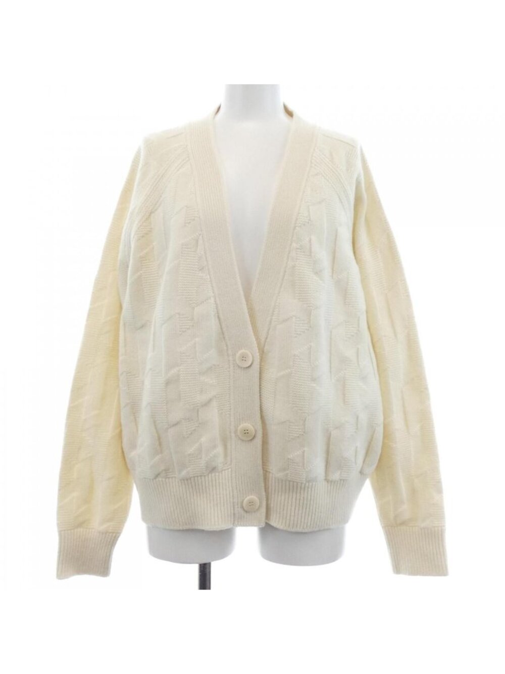 Hermes Cardigan White